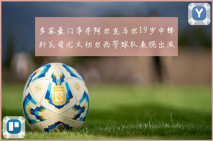多家豪门争夺阿尔克马尔19岁中锋科瓦奇尤文切尔西等球队表现出浓厚兴趣
